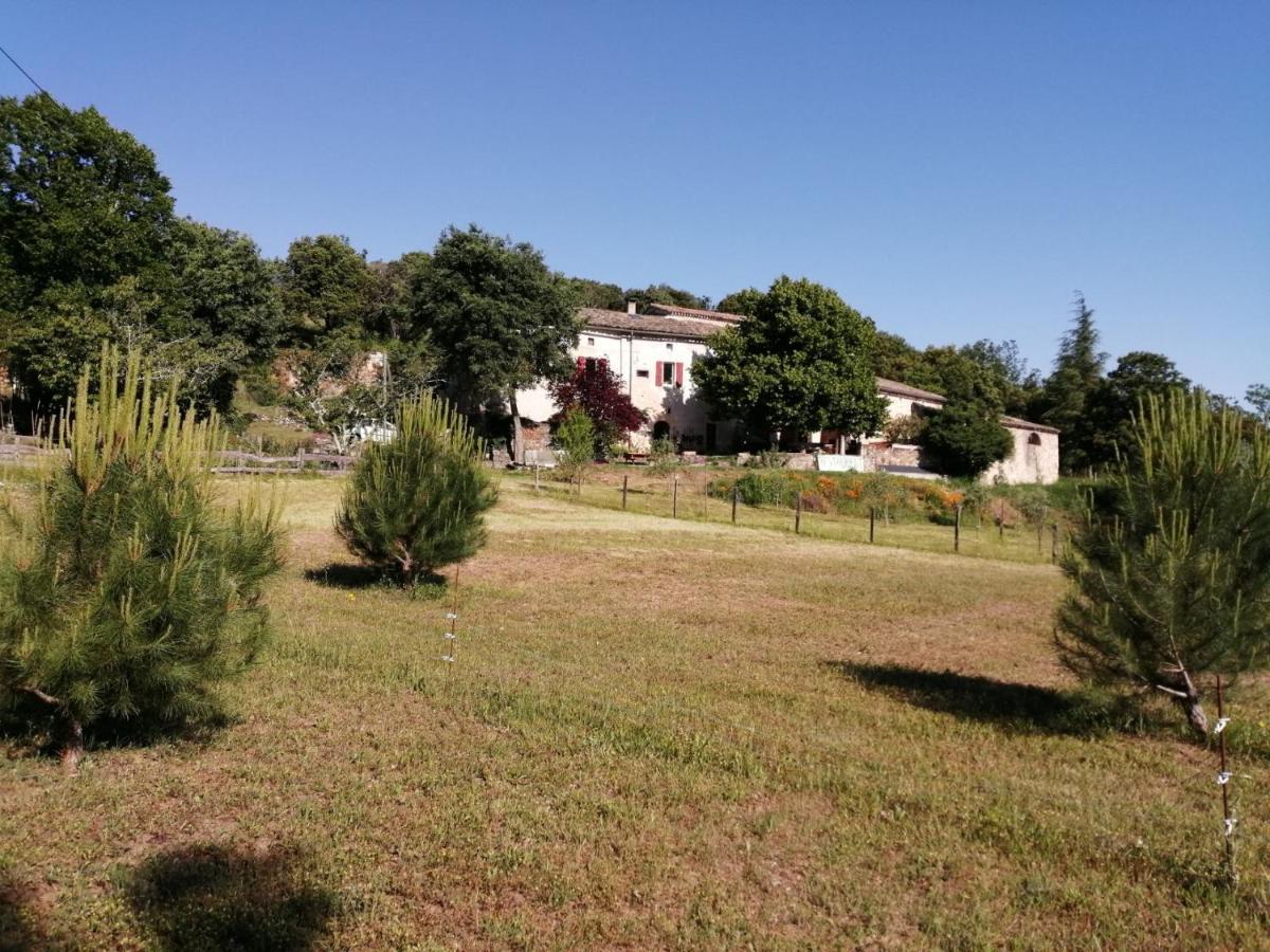 Gîtes La ferme accrochée à la colline Lagorce  Extérieur photo